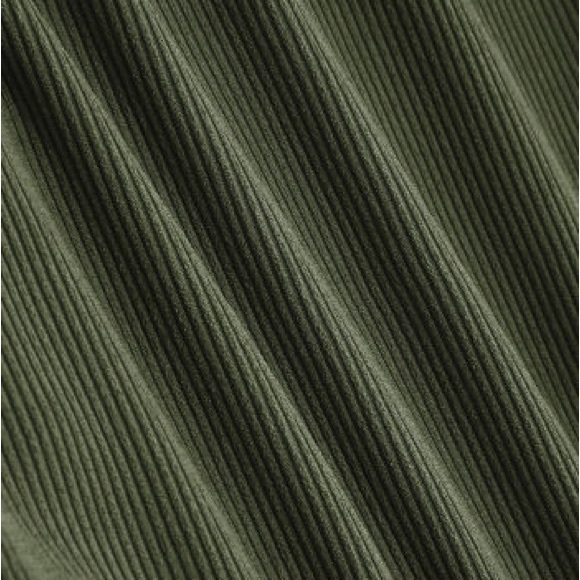 New with Tags - Rib Button Drawstring Ruched Midi Dress - Picture 5 of 6